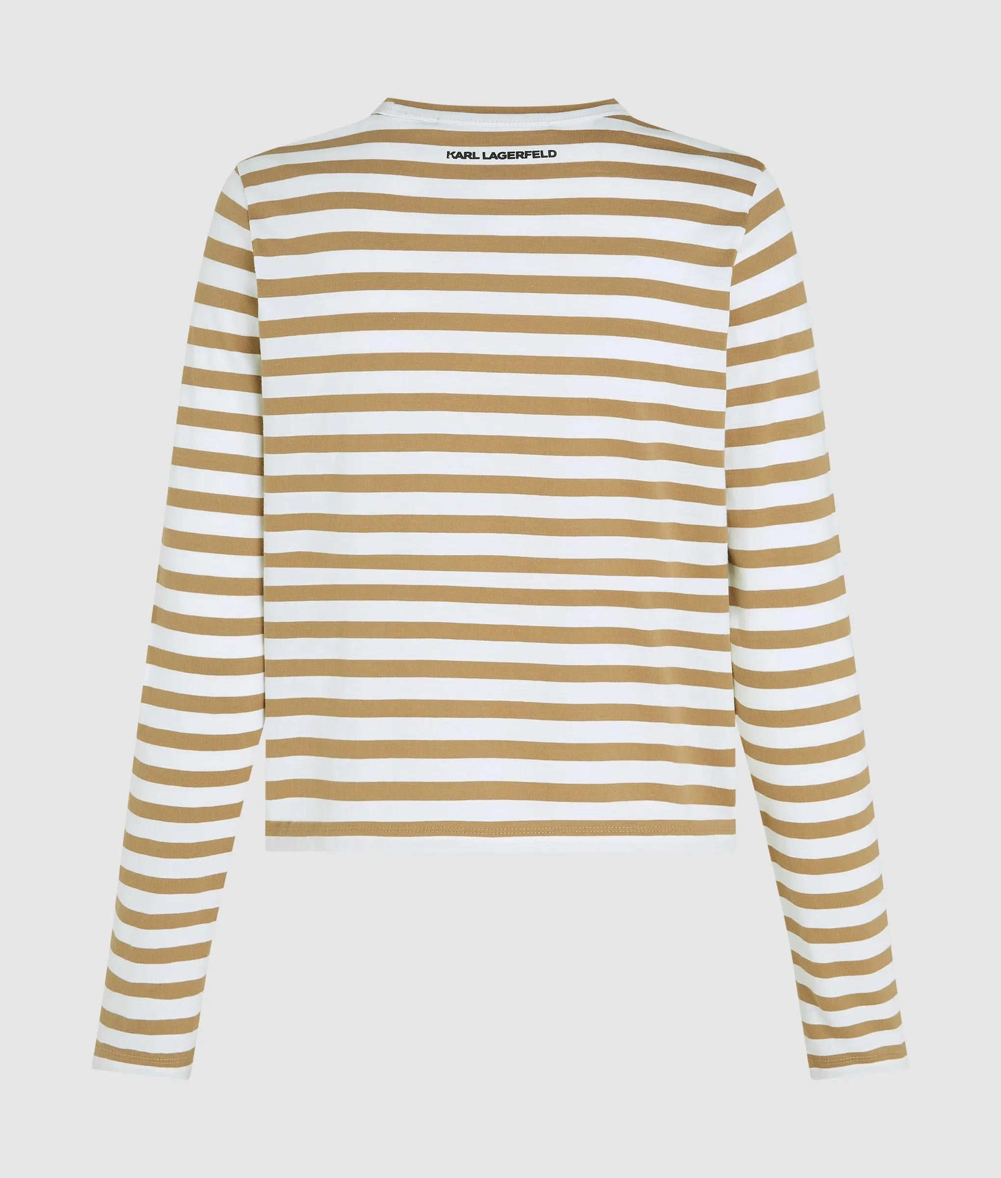Ikon T-shirt met strepen en lange mouwen
