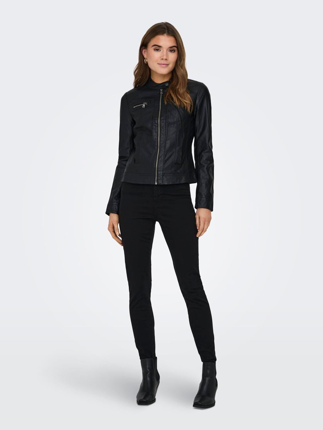 ONLBANDIT Kunstlederjacke Black