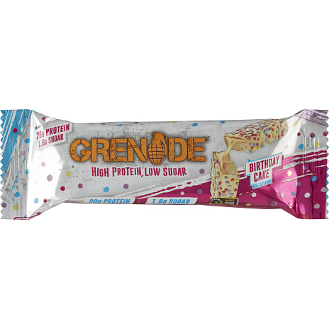 Proteinbar m. hvid chokolade og drys