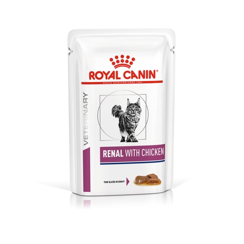 Sachê Royal Canin Renal de Frango para Gatos
