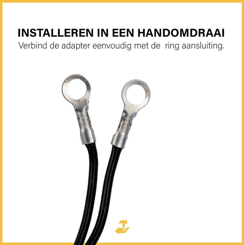 Tool Meister - BA18 - Adapter voor Smart Deurbel - Beltransformator - 5 Meter Kabel - AC/AC - 18V - 1A