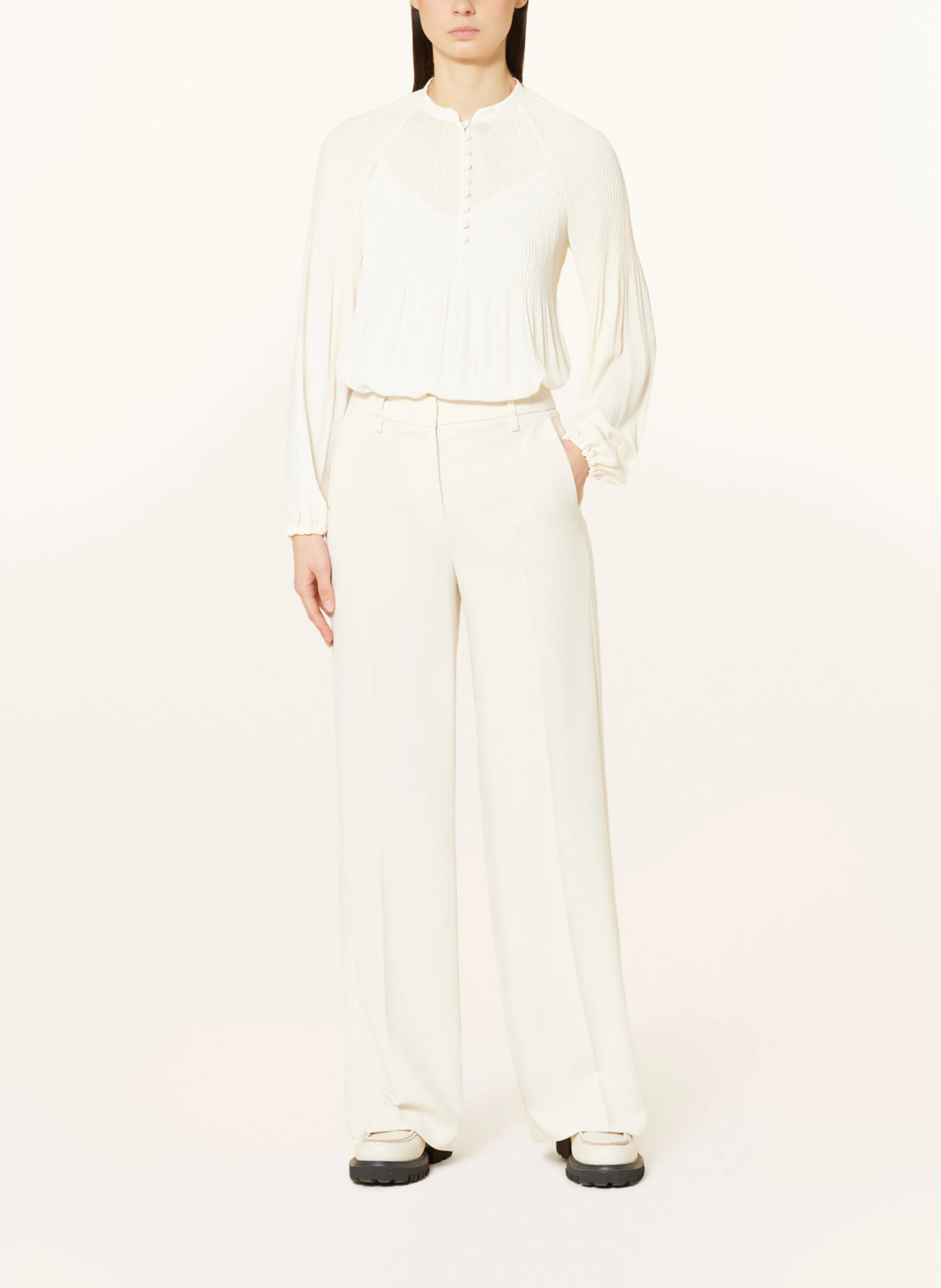 LAUREN RALPH LAUREN Blusenshirt mit Plissee