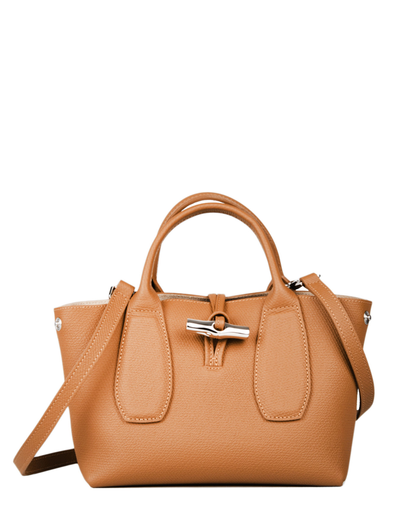 Sac  main S Roseau cuir LONGCHAMP