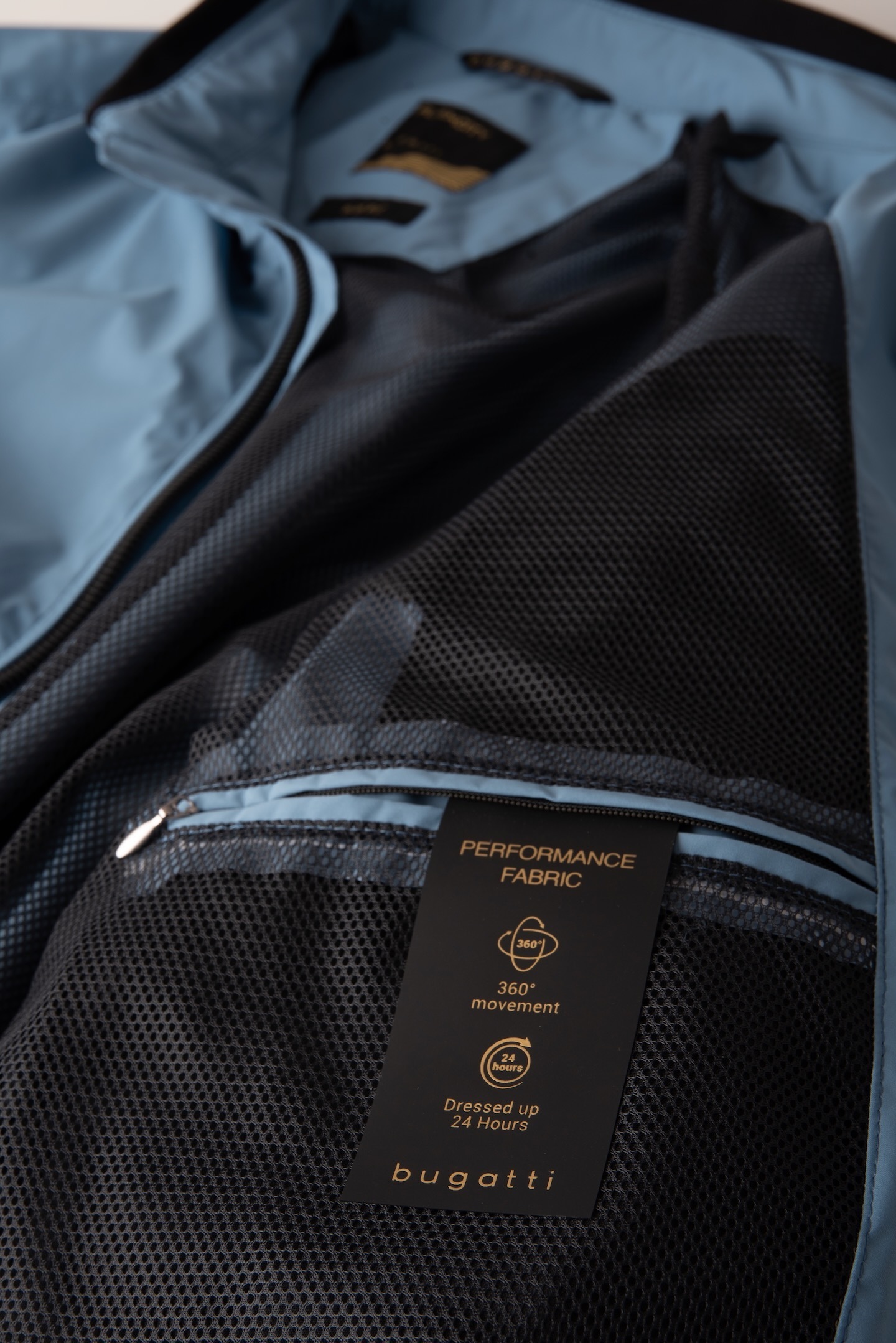 bugatti Blouson ohne Kapuze mit Stehkragen