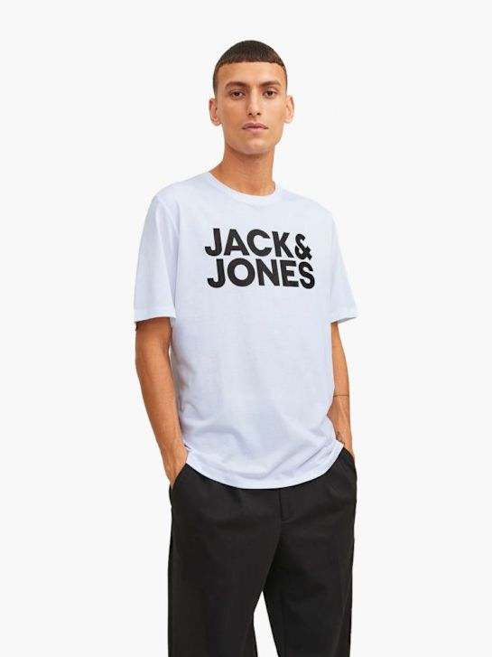 JACK & JONES T-Shirt Weiss