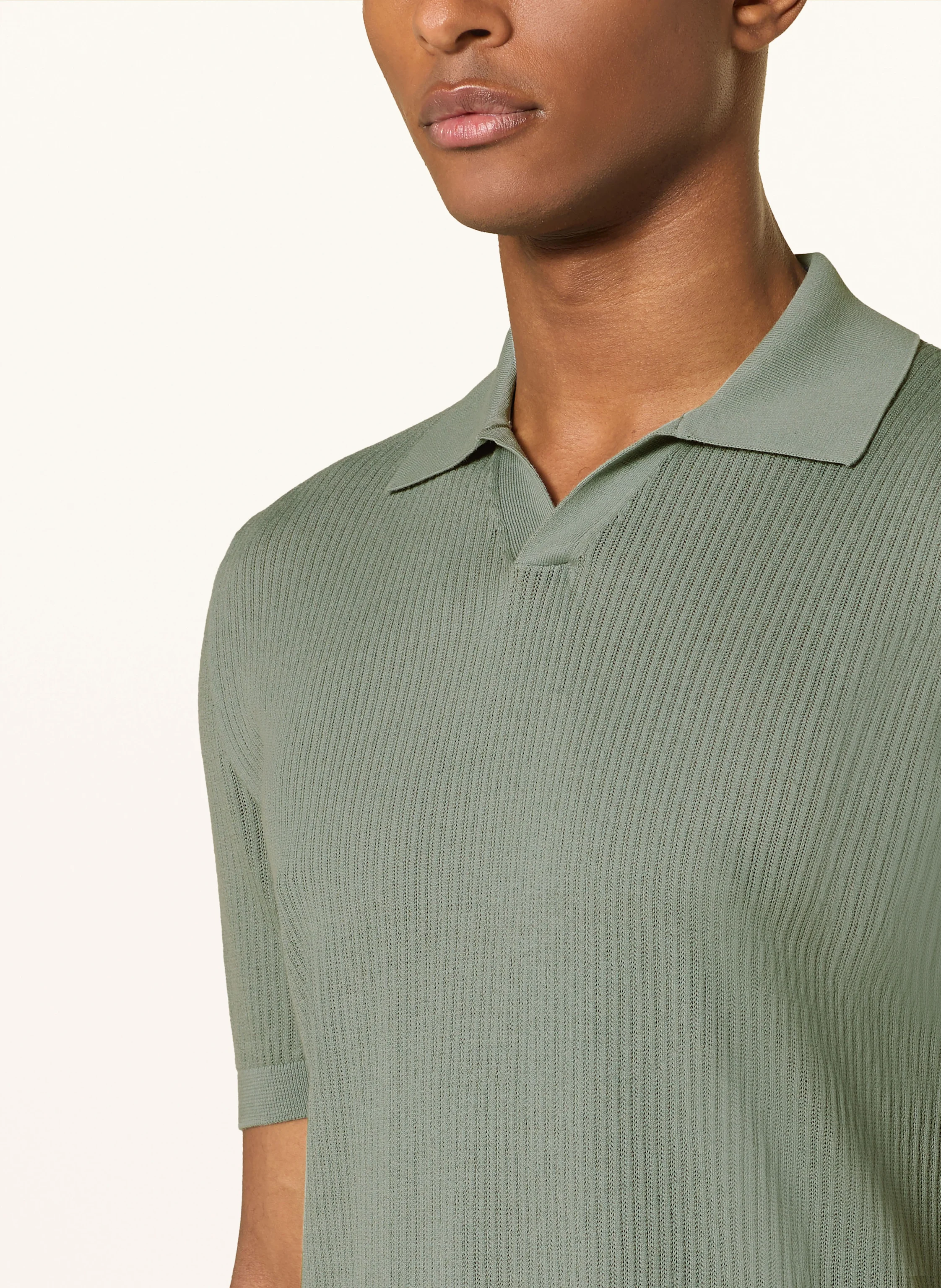 FEDELI Strick-Poloshirt