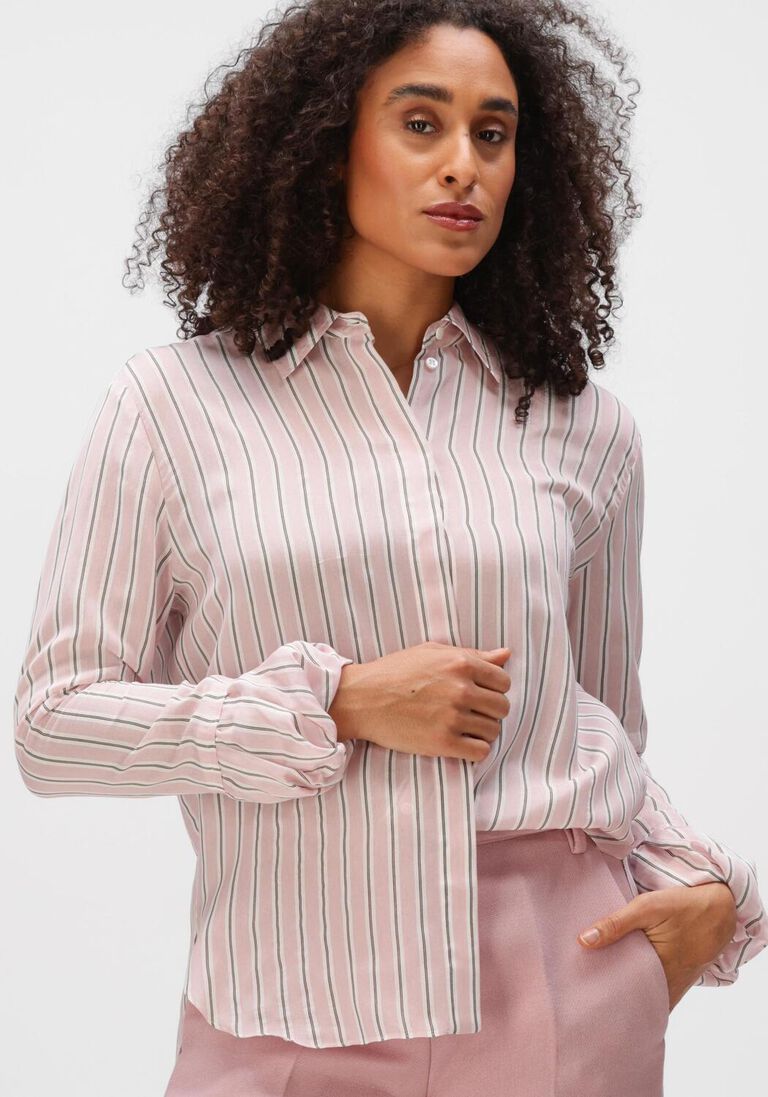 roze dorothee schumacher blouses striped ease blouse