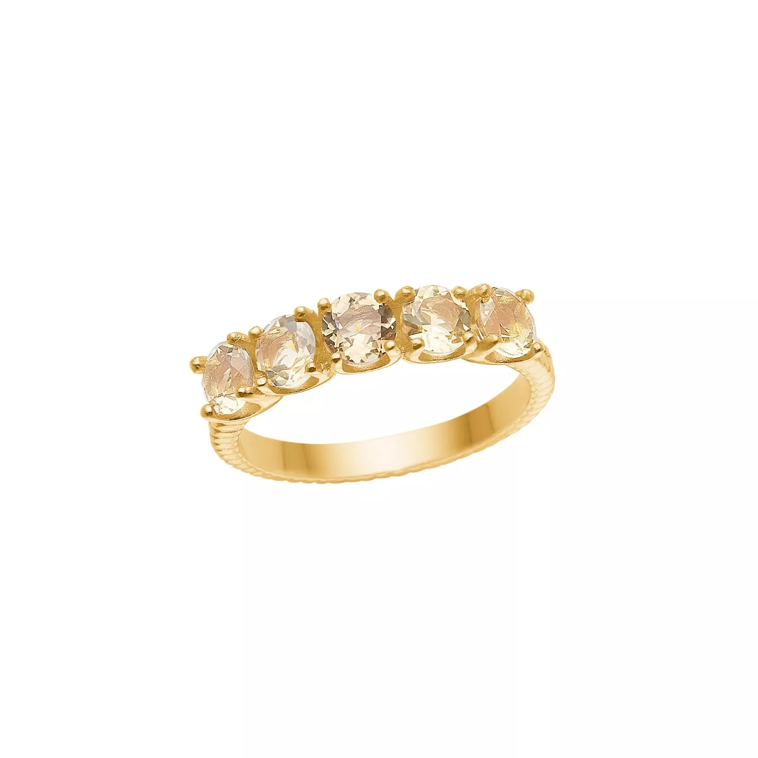 Carré Ring 18 kt. Forgyldt Sølv FR 4450 CHQ