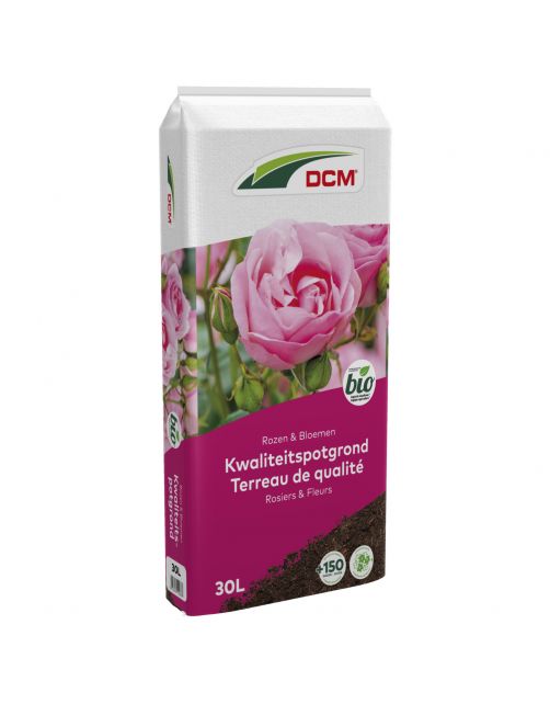 Dcm Potgrond Rozen & Bloemen - Potgrond Turf - 30 l Bio