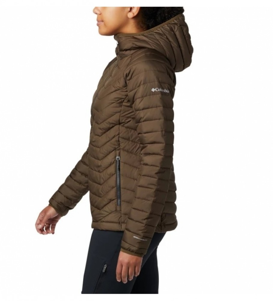 Jaqueta Columbia Powder Lite marrom