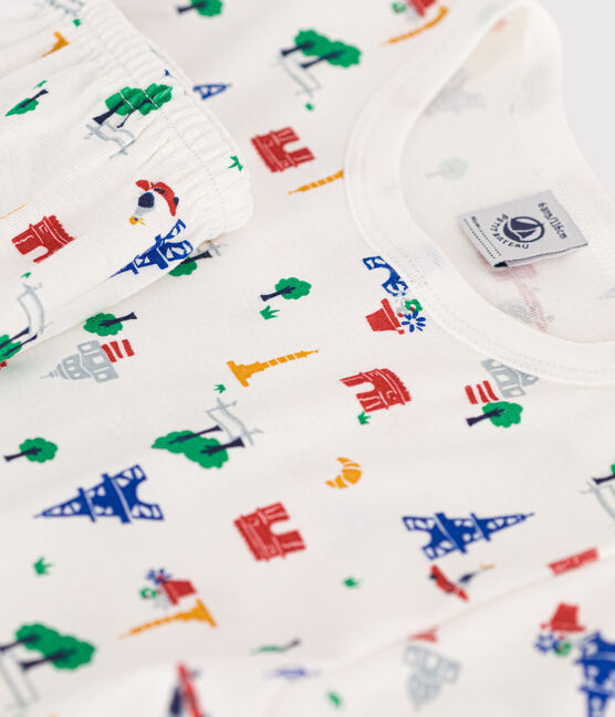 Pyjama short imprimé Paris en coton enfant