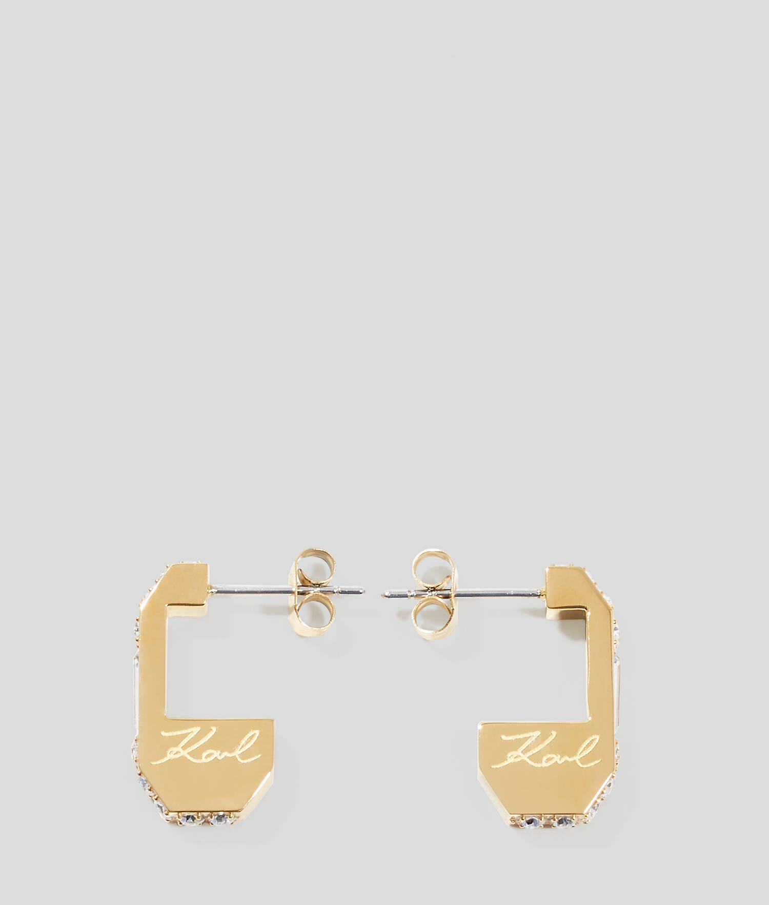 Boucles d'oreilles en cristaux - Or