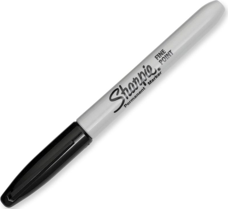 Sharpie-permanentmarkers | Fijne punt | Zwarte Inkt | 12 stuks