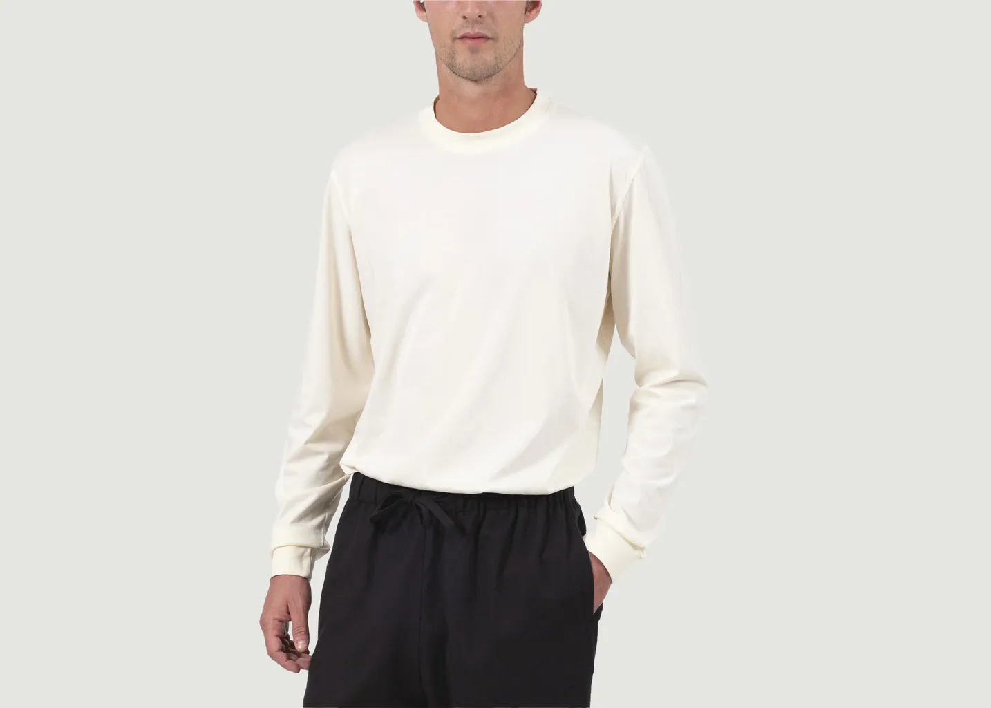 T-shirt Manches Longues Sagace Talc Paris