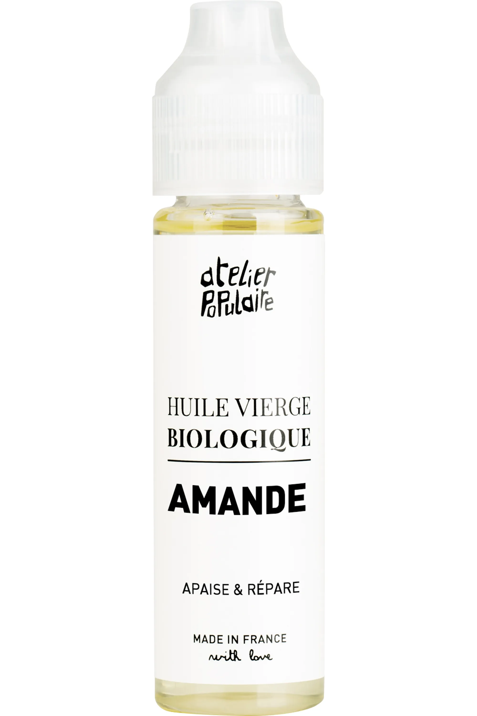 Atelier Populaire Huile vierge d’amande douce bio-120 ml