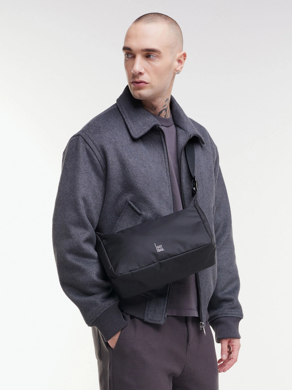 Got Bag Square Bag black monochrome