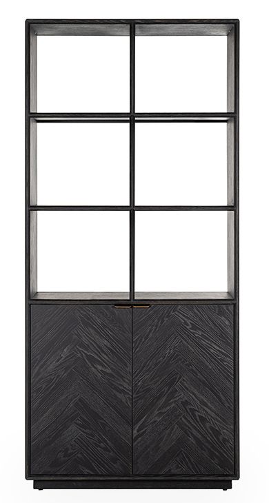 Boekenkast - Outlet Blackbone BrassB100 x D40 x H220 cm