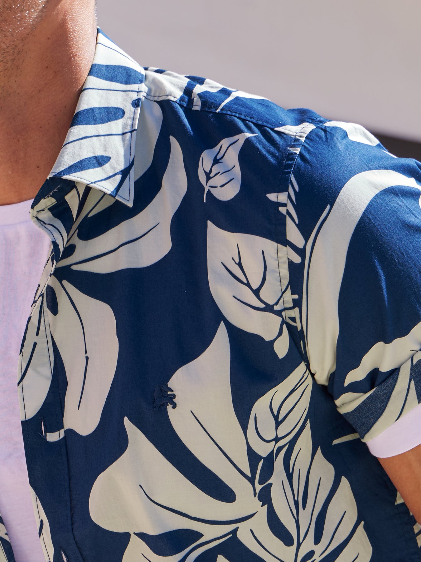 Kurzarmhemd im Hawaiian-Style