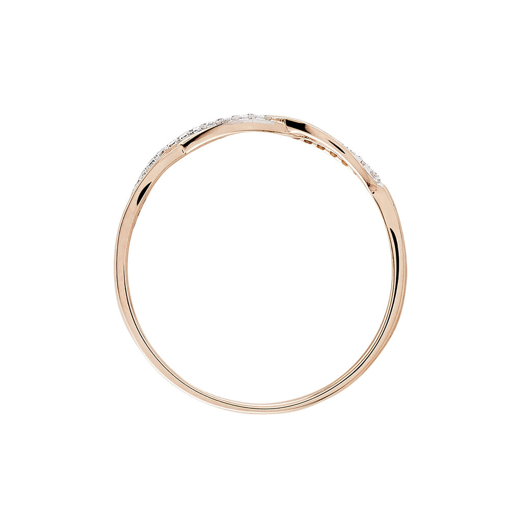 Bague Alizee Or Rose Diamant