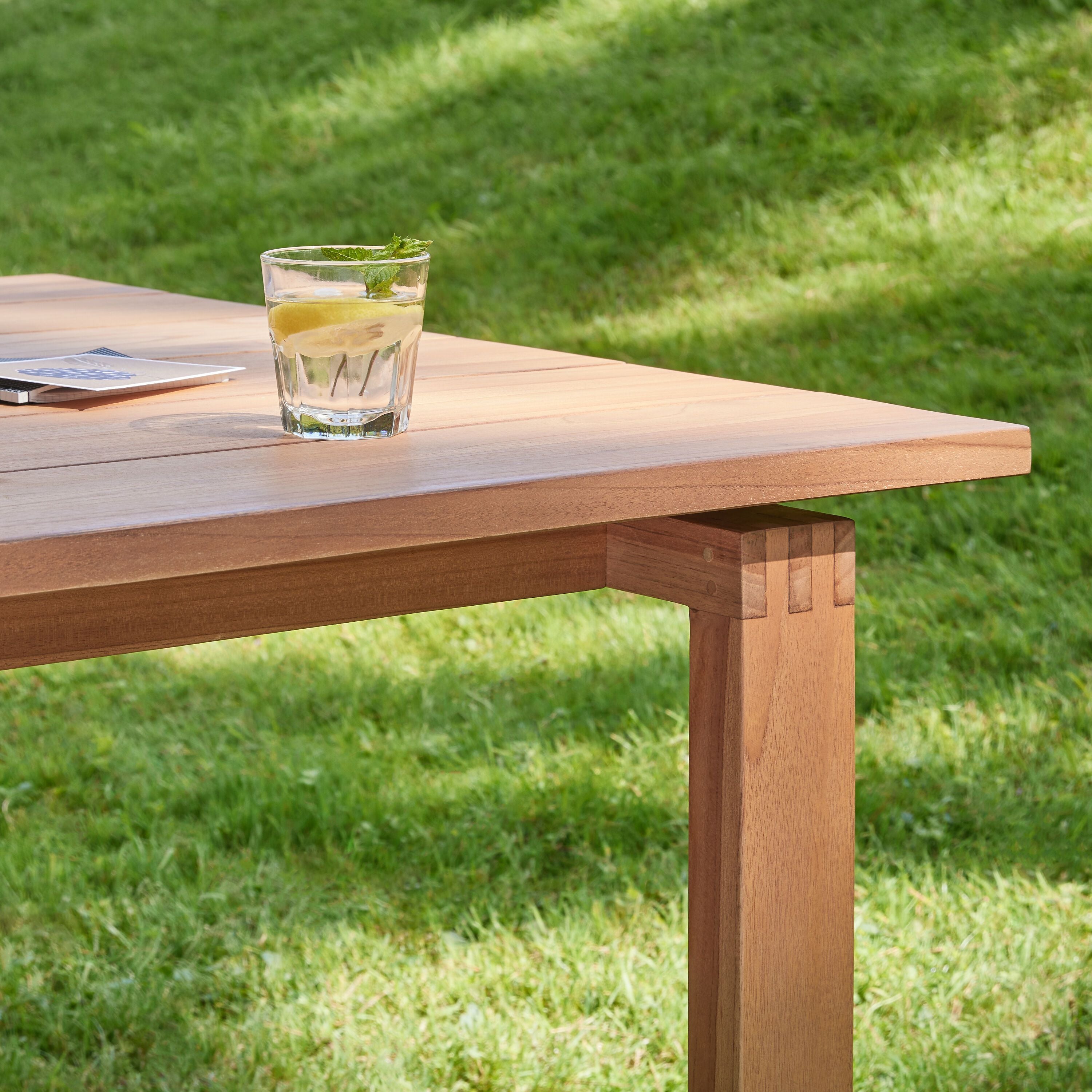 PHOENIX Gartentisch - Holz / B: 215.0 cm x T: 98.5 cm x H: 75.0 cm