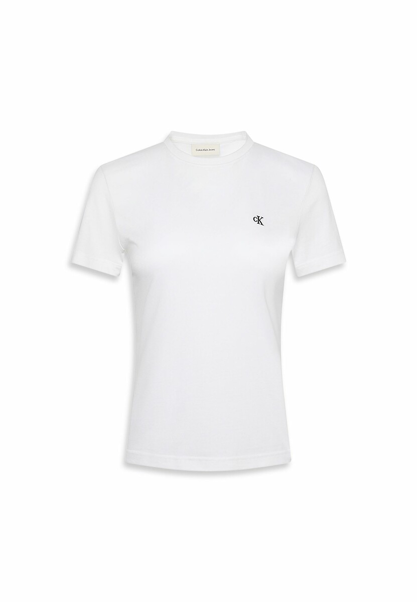 CALVIN KLEIN JEANS<br>Camiseta com gola redonda e mangas curtas