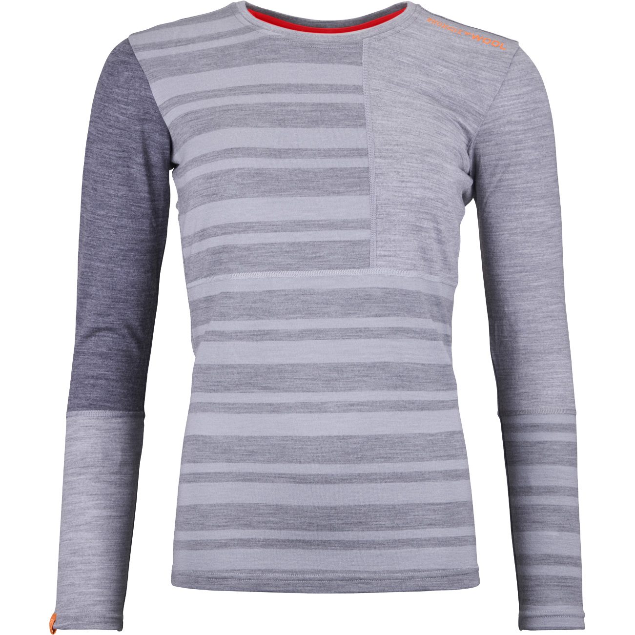 ORTOVOX 185 Rock'N'Wool Unterhemd Damen grey blend
