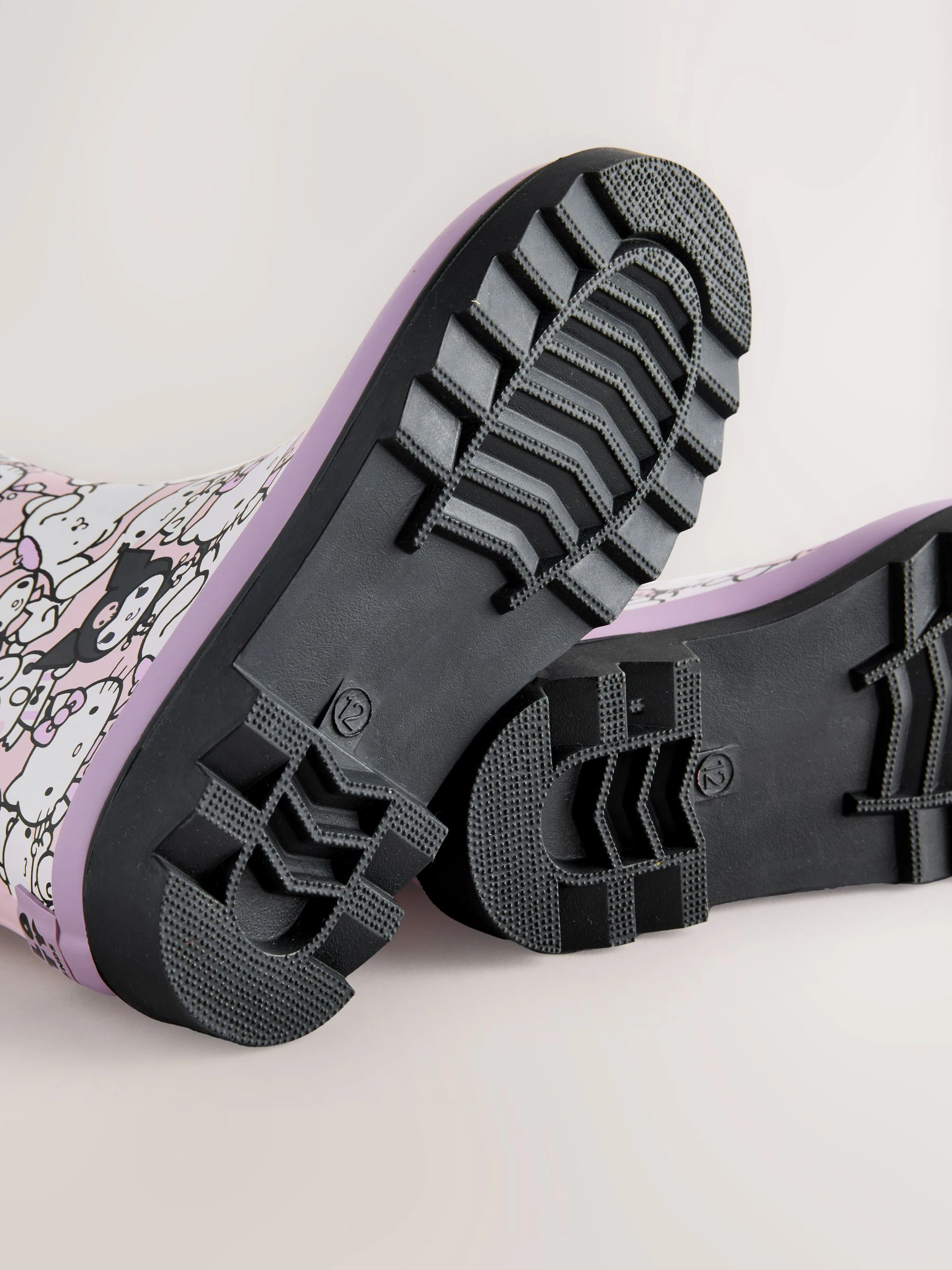 Zwart/paars - Hello Kitty and Friends Wellies