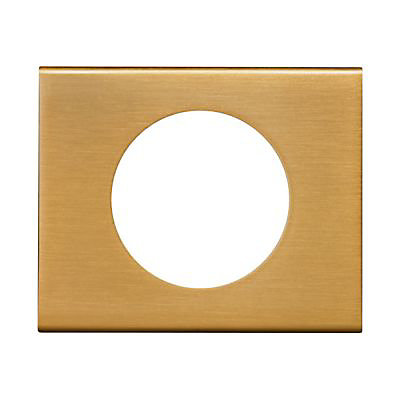 Plaque de finition simple Legrand Céliane Matière Bronze Doré
