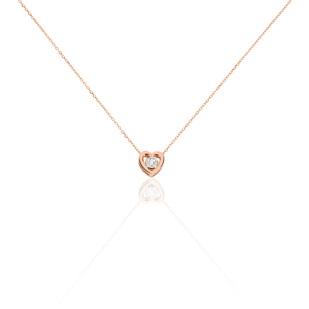Collier Fidelia Or Rose Diamant