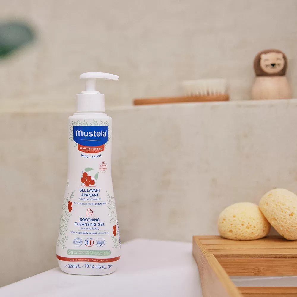 Mustela Soothing Cleansing Gel - 300 ml.