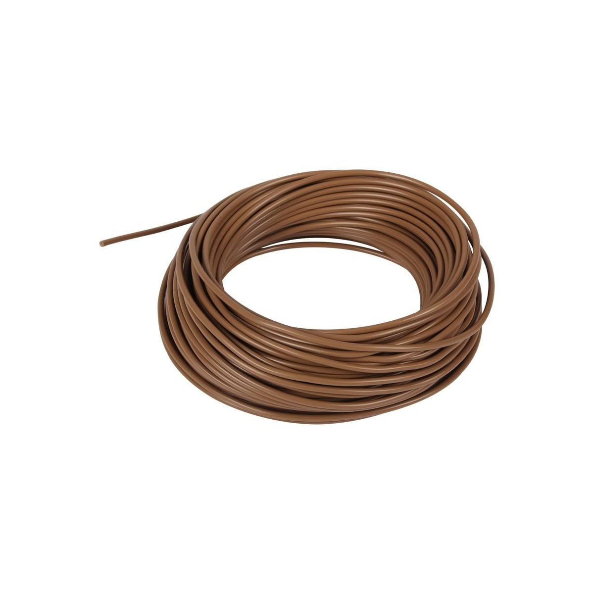 PN 4mm² Brun Bunt 25m