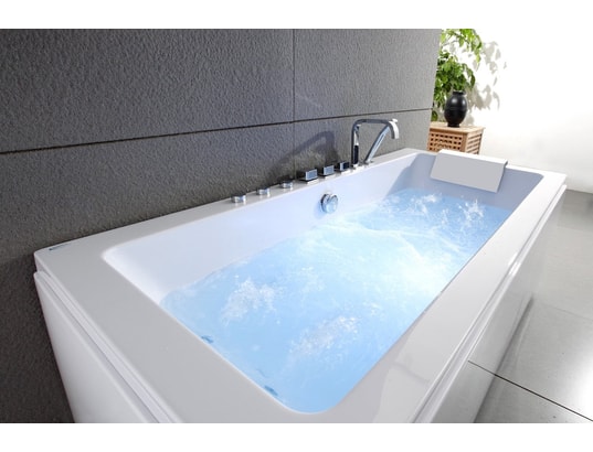 SPALINA - Baignoires balnéo sikinos white jets l170 x l78 x h60 cm