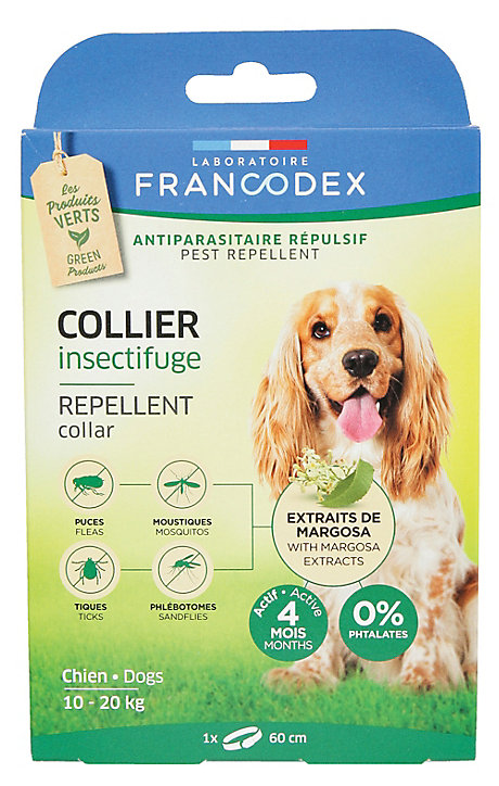 Collier insectifuge chien 10-20Kg