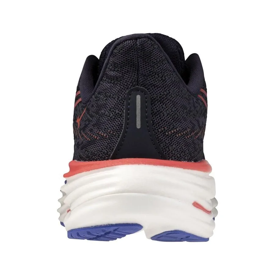 Mizuno Women's Wave Rider 29 Odyssey Gray/Iris Bloom/Calypso Coral