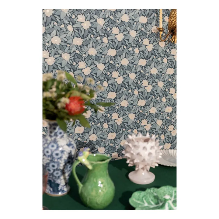 Maison Janette Rouleau de papier-peint Paulette | Bleu