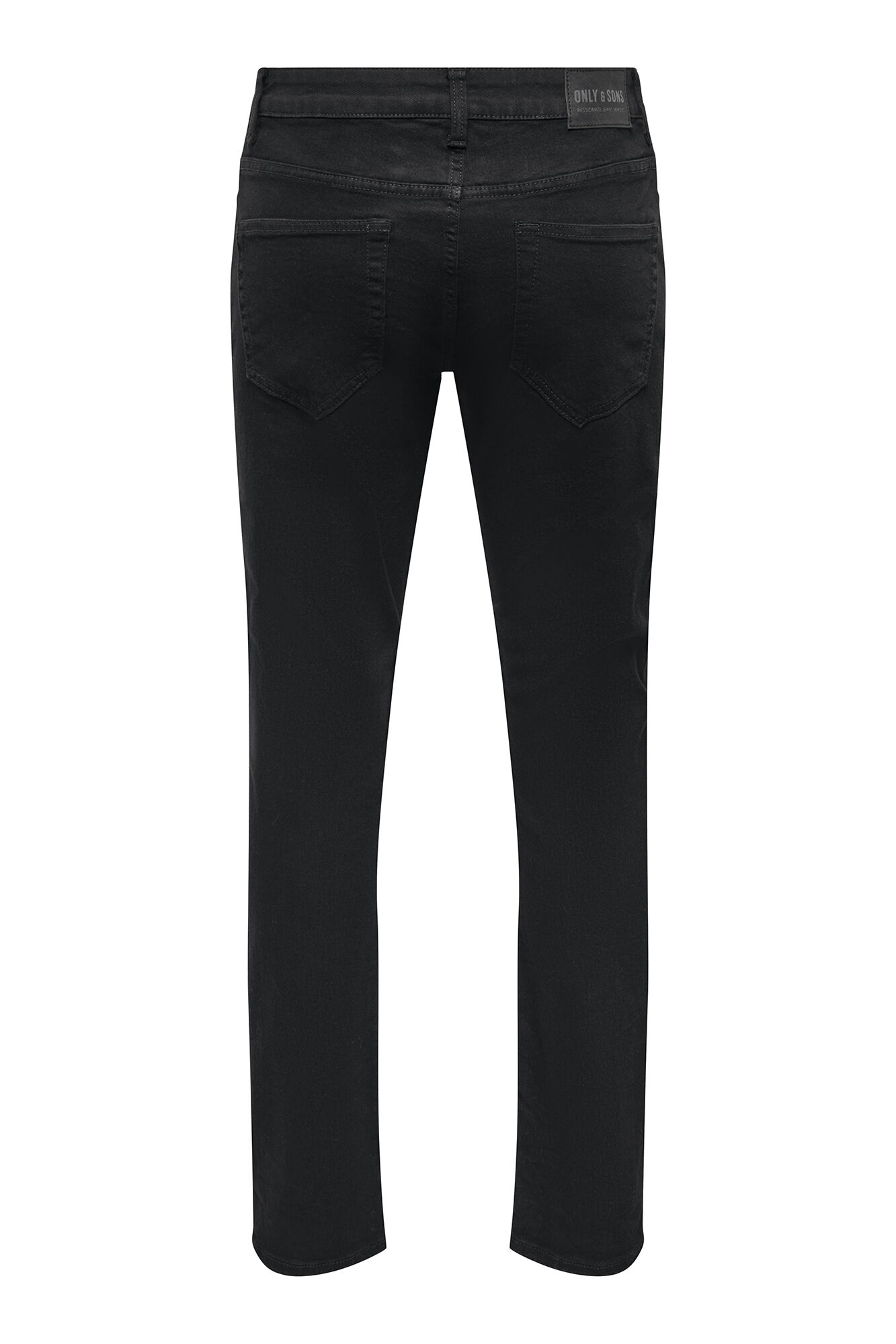 calça jeans slim fit com 5 bolsos