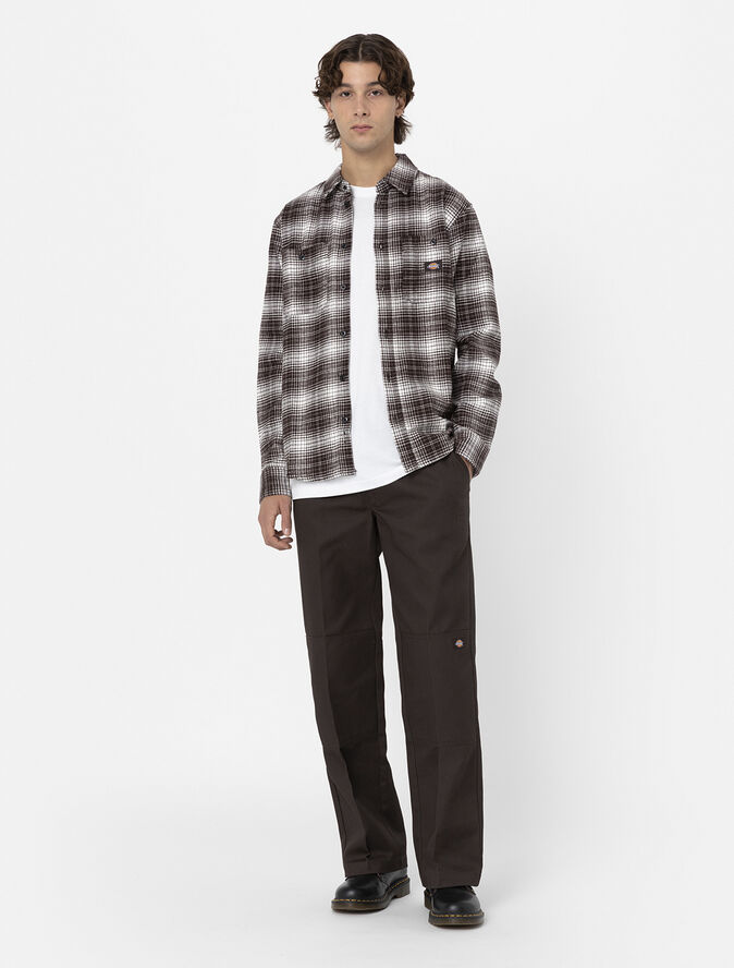 Dickies DOUBLE KNEE REC DARK BROWN Dark brown