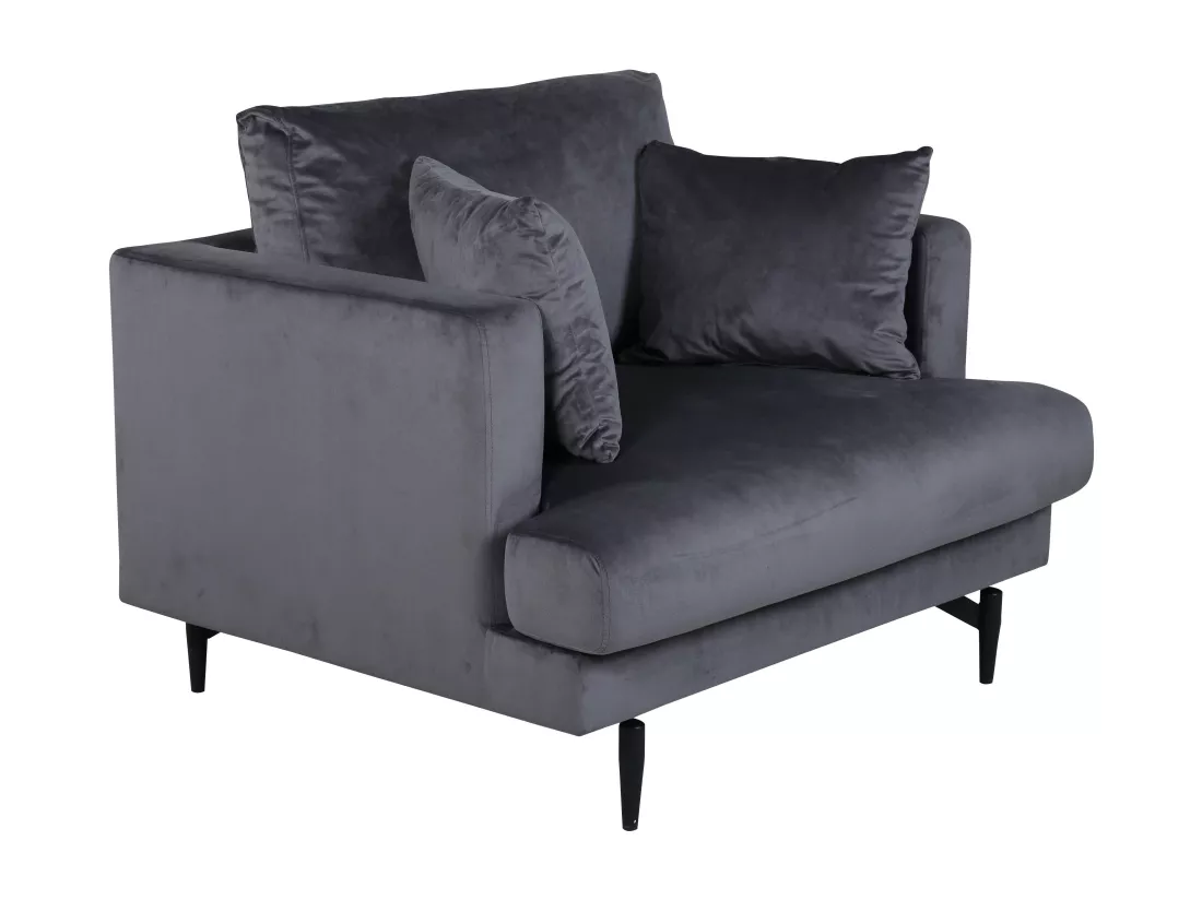 Fauteuil SOFIA AC 1NOS 108x91x120 Grisfoncé