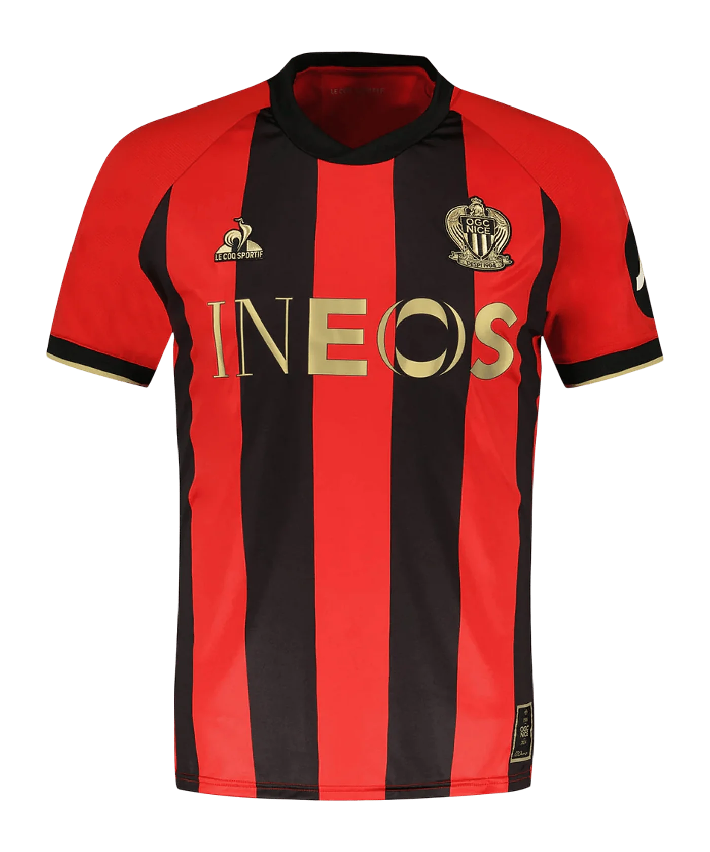 Le Coq Sportif OGC Nizza Trikot Home 2024/2025 Rot