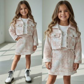 Sparkle Tweed Girls Set (Verzenddatum 27 feb)
