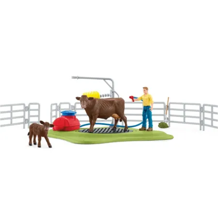 Schleich® 42529 FARM WORLD Kuh Waschstation