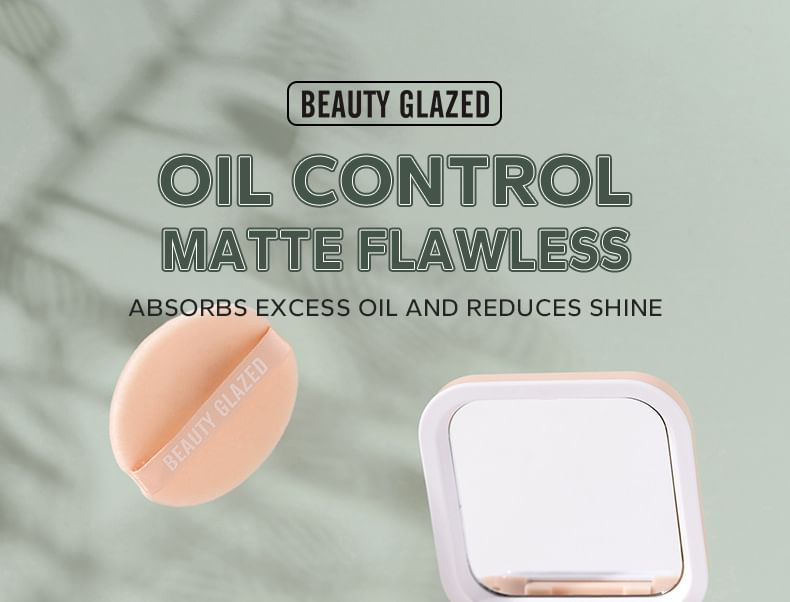 BEAUTY GLAZED - Full Coverage Velvet Compact Powder - 4 tinten