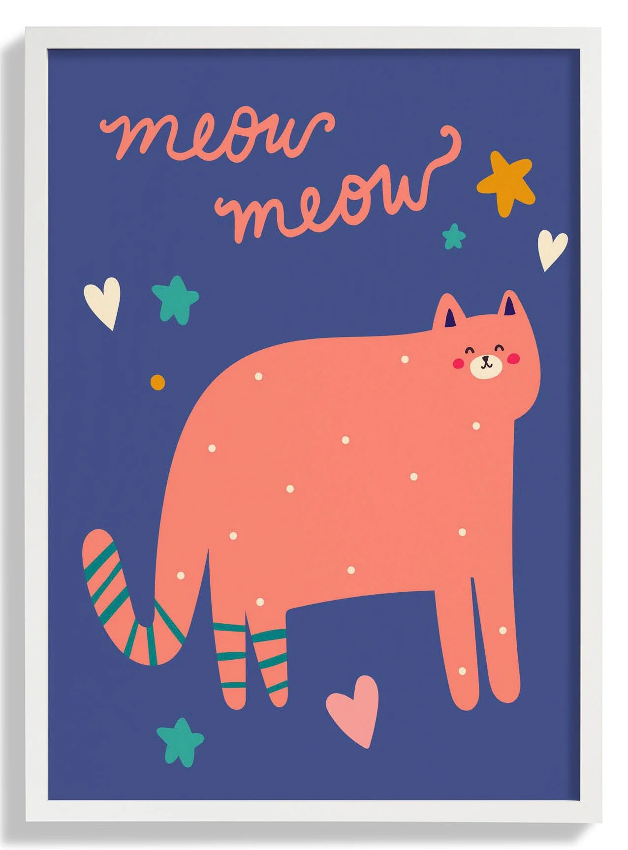 Glückliche Katze