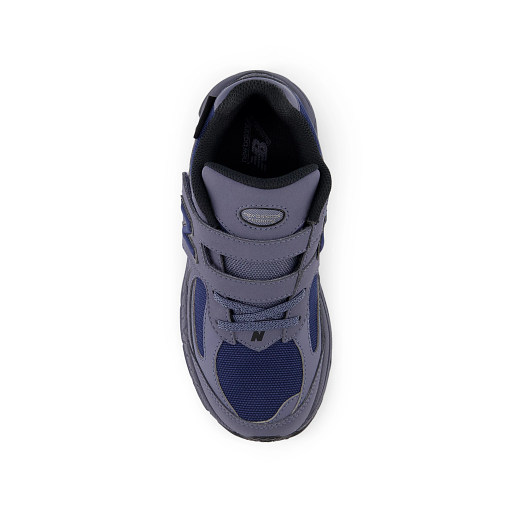 New Balance Kids' 2002 Hook & Loop Sneakers, Dark Arctic Grey, 34.5