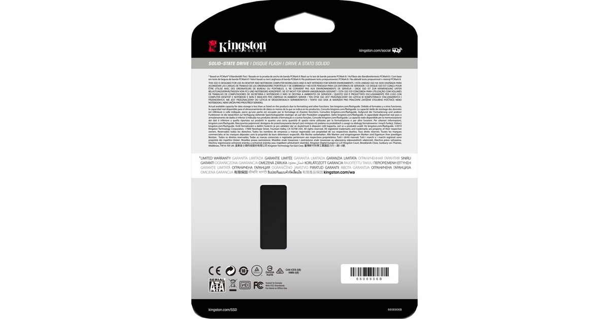 KingstonKC600 2048 GB SSD  (Zwart, SKC600/2048G, SATA 600)