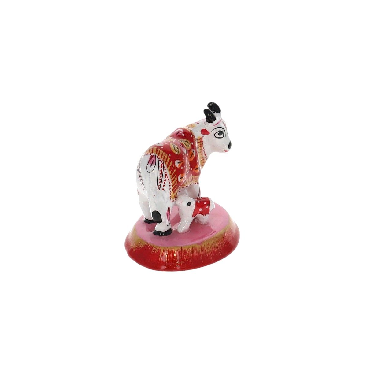 Statuette vache sacrée et son bébé Pondie Chérie