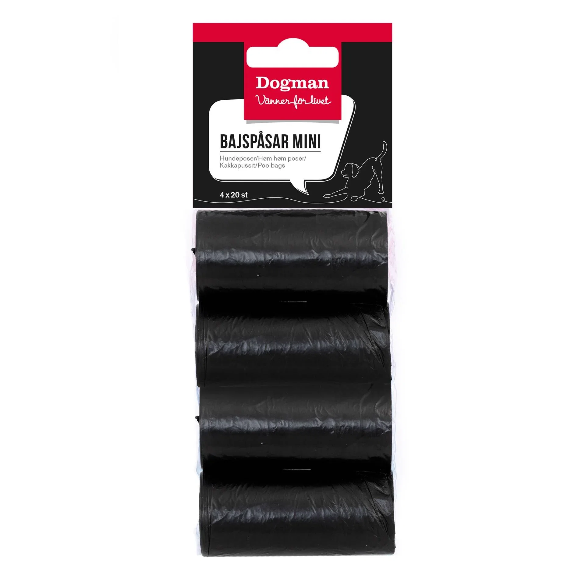 Dogman Dogman Hundeposer mini 4x20p 20 pk