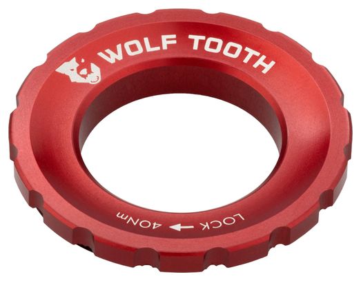 Ecrou Centerlock Wolf Toolth Externe Rouge
