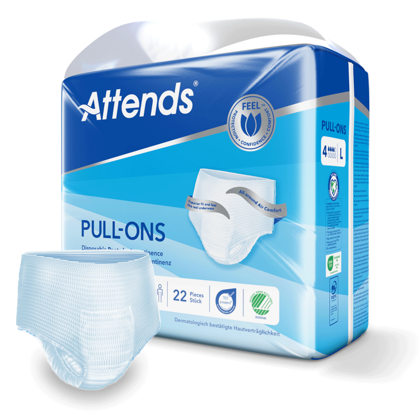 Attends Pull-Ons 4 L 22 stk