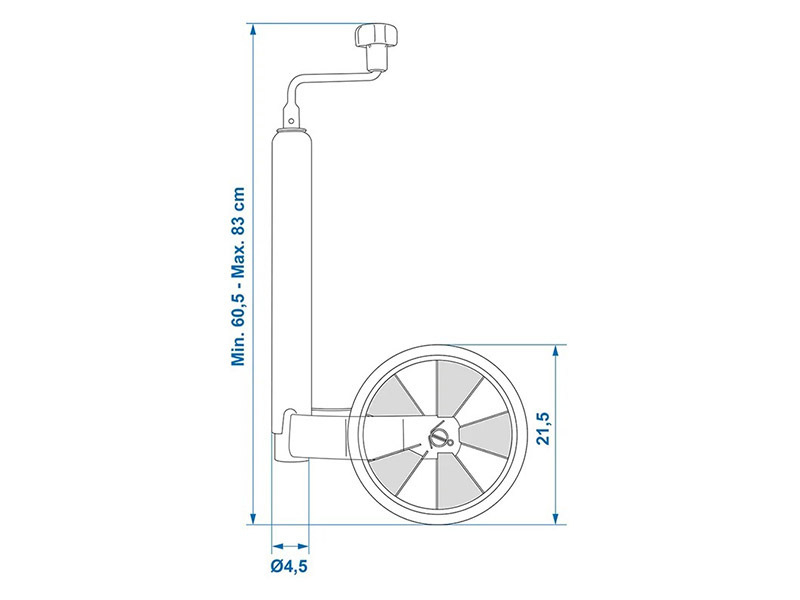 ProPlus 48 mm kunststof velg neuswiel